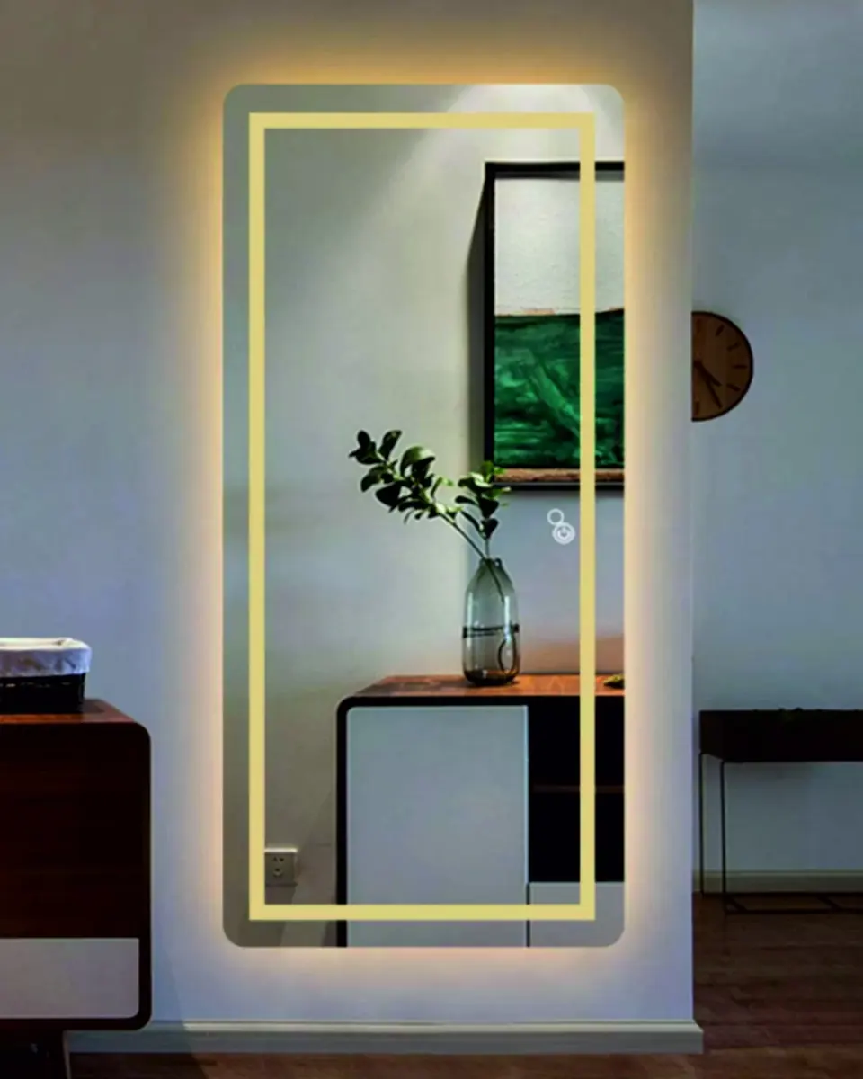 Dressing Mirror 7 - Frosted Line with Dual LED Light