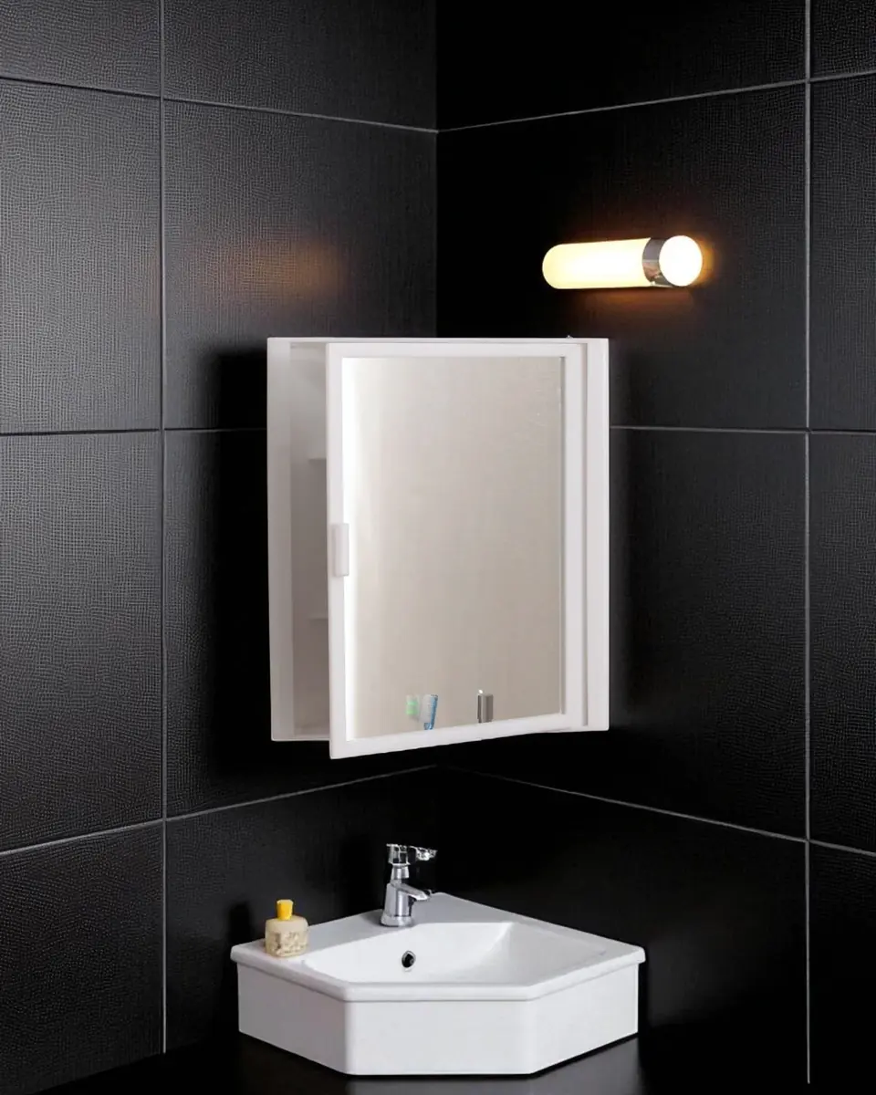 Corner Acrylic Cabinet