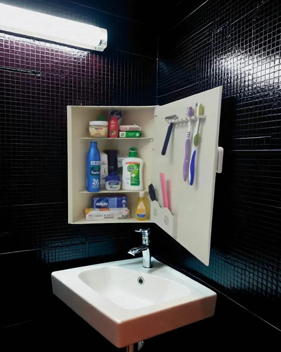 Corner Acrylic Cabinet