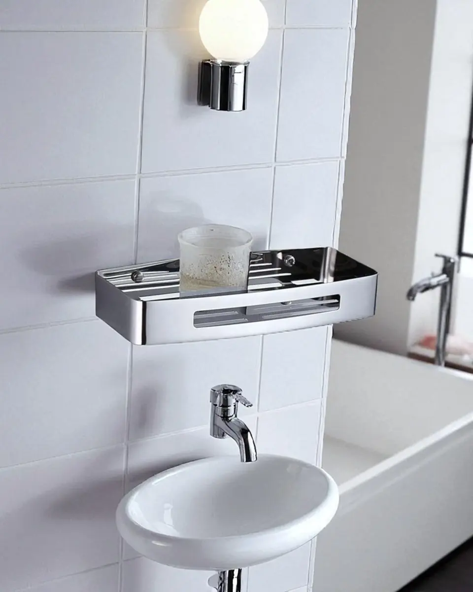 Straight Shelf - Metal with Border