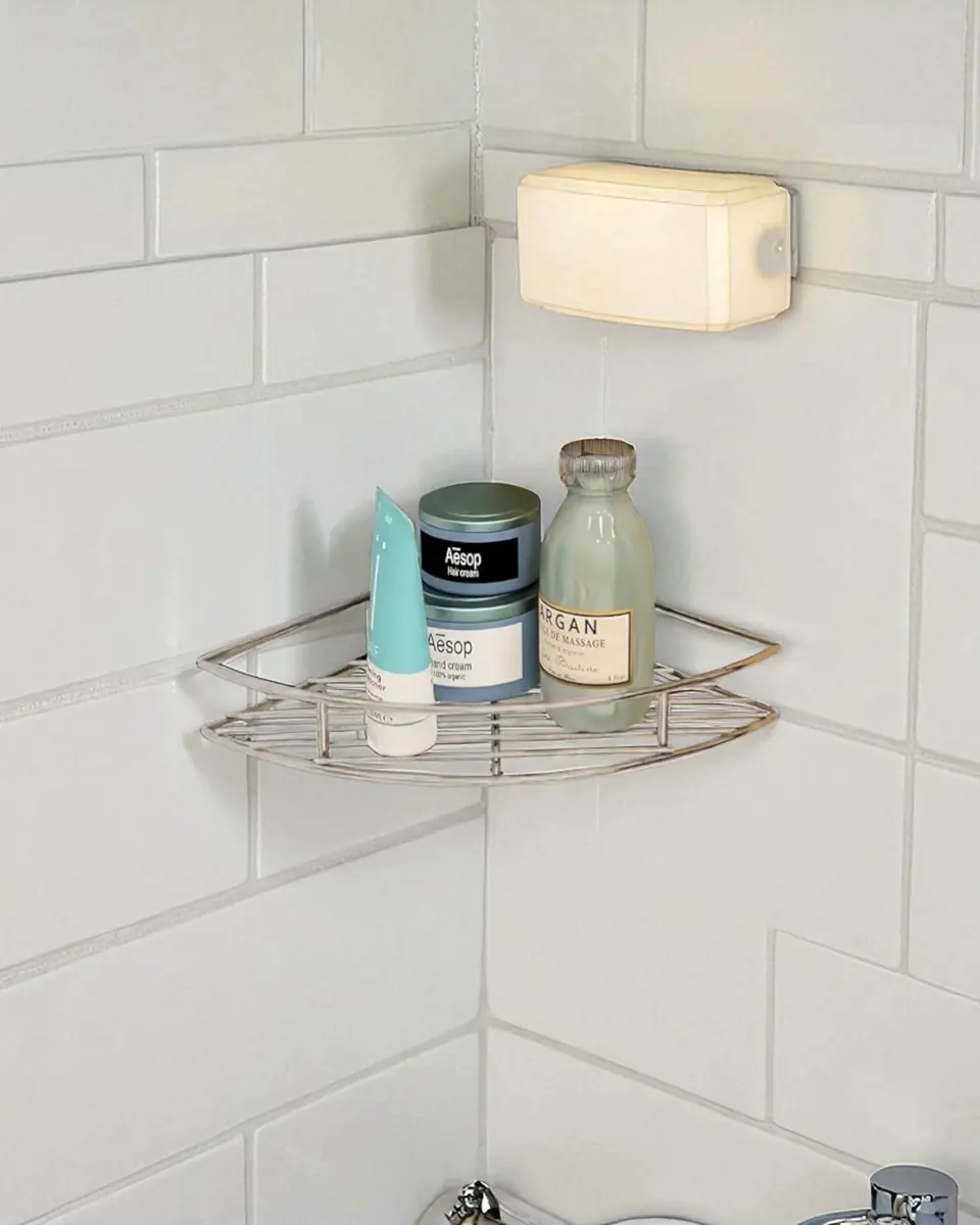 Corner Shelf - Metal Grill