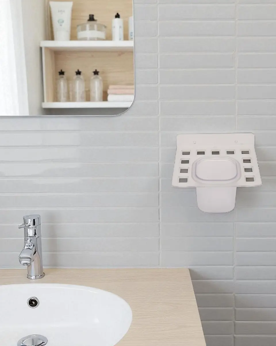 2 in 1 Toothbrush Holder