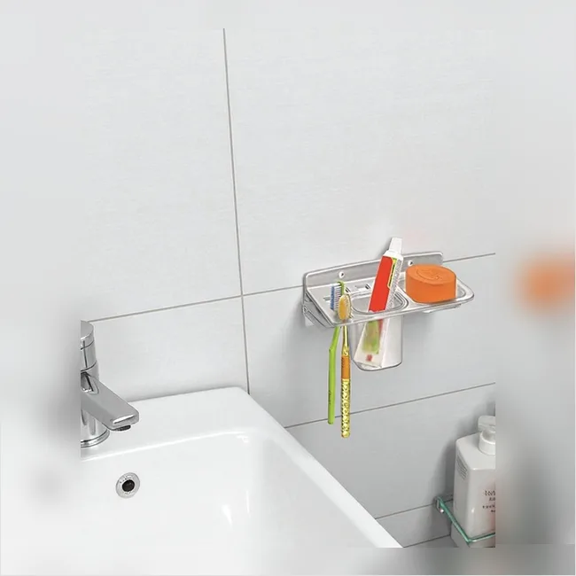 3 in 1 Toothbrush Holder and Soap Dish