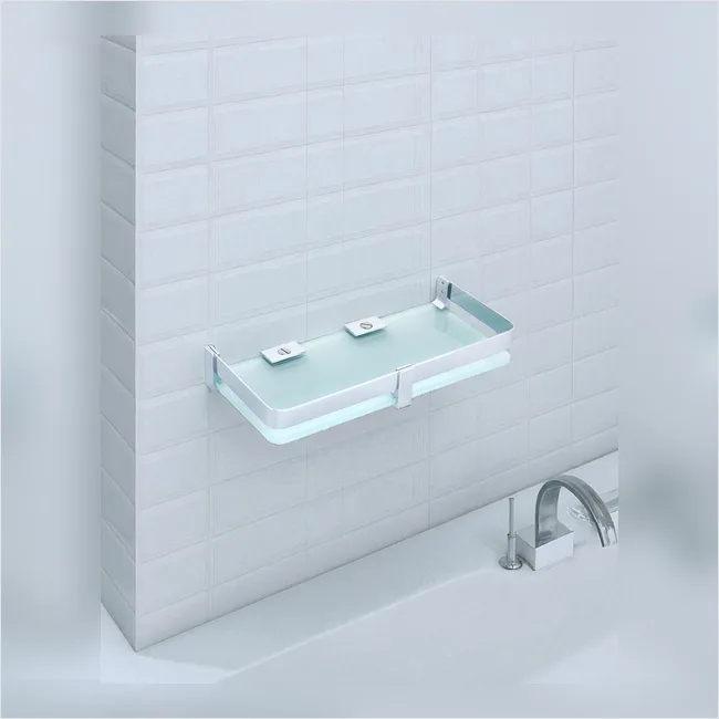 Straight Shelf - Brass Border