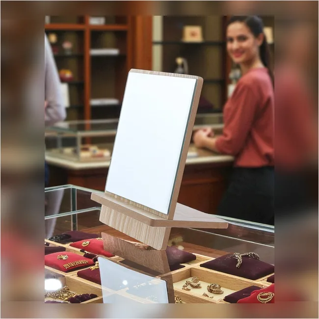 Counter Top Vanity Mirror - Wooden