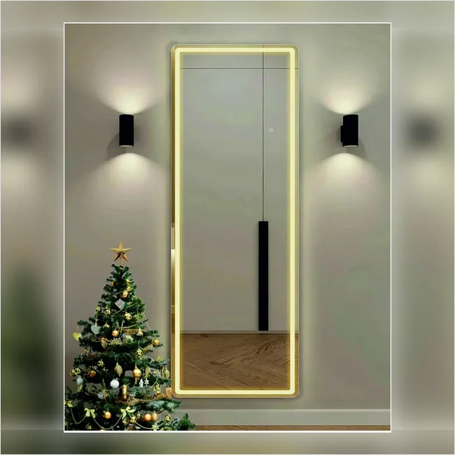 Dressing Mirror 10 - Frosted Line with LED Light