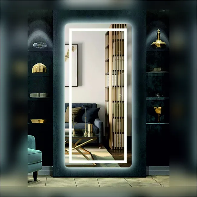 Dressing Mirror 7 - Frosted Line with Dual LED Light