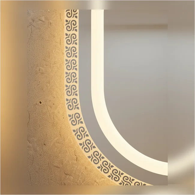 LED 128 - Capsule Shaped, Motif Design with Backlight