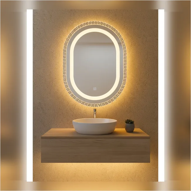 LED 128 - Capsule Shaped, Motif Design with Backlight