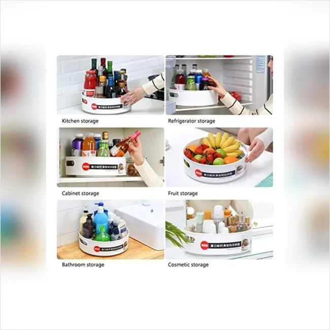 Multi - Purpose 360 Degree Rotating / Revolving Tray Organizer..