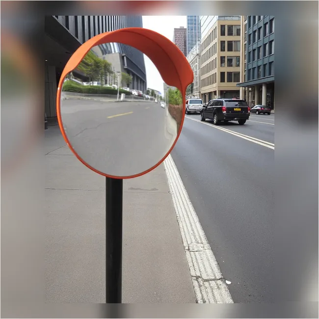 Polycarbonate Convex Parking View Mirror