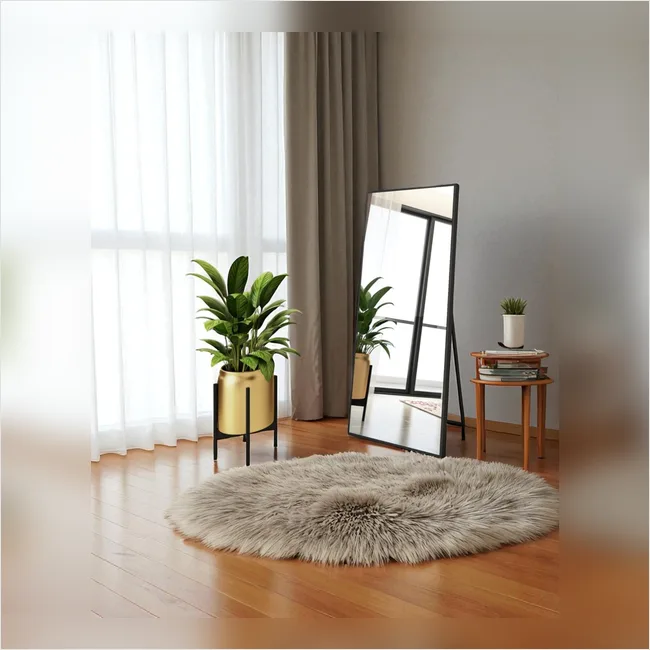 Dressing Mirror 5 - Rectangle Shape Metal Framed